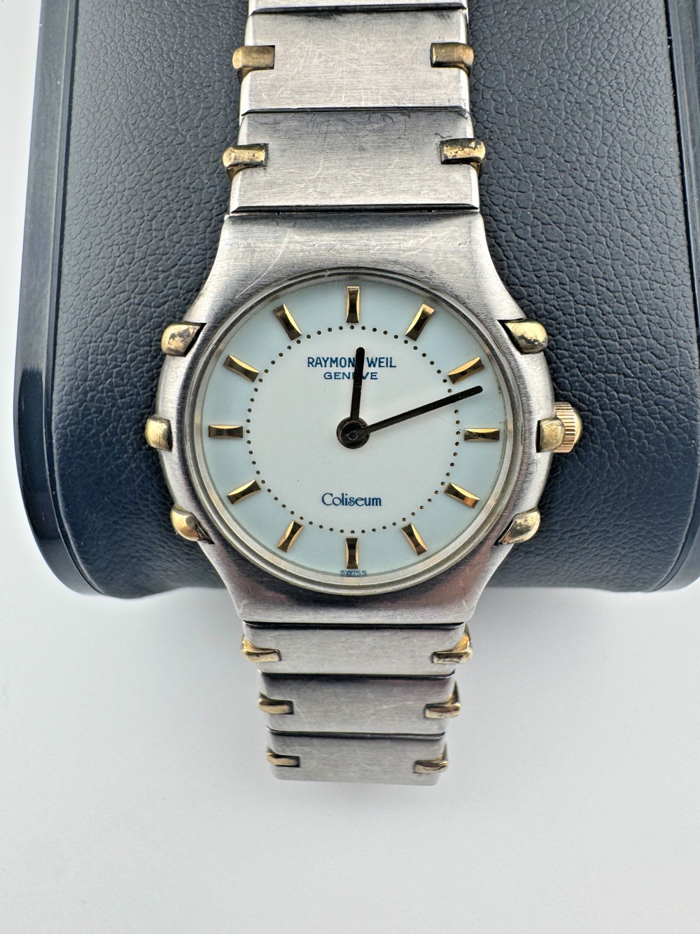 Raymond Weil Geneve Coliseum 8086 Two-Tone Swiss Quartz Watch Vintage